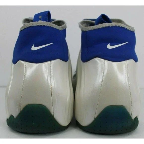 Size 12 - Nike Air Flightposite 2014 Knicks Whte orange blue foamposite - Picture 6 of 7